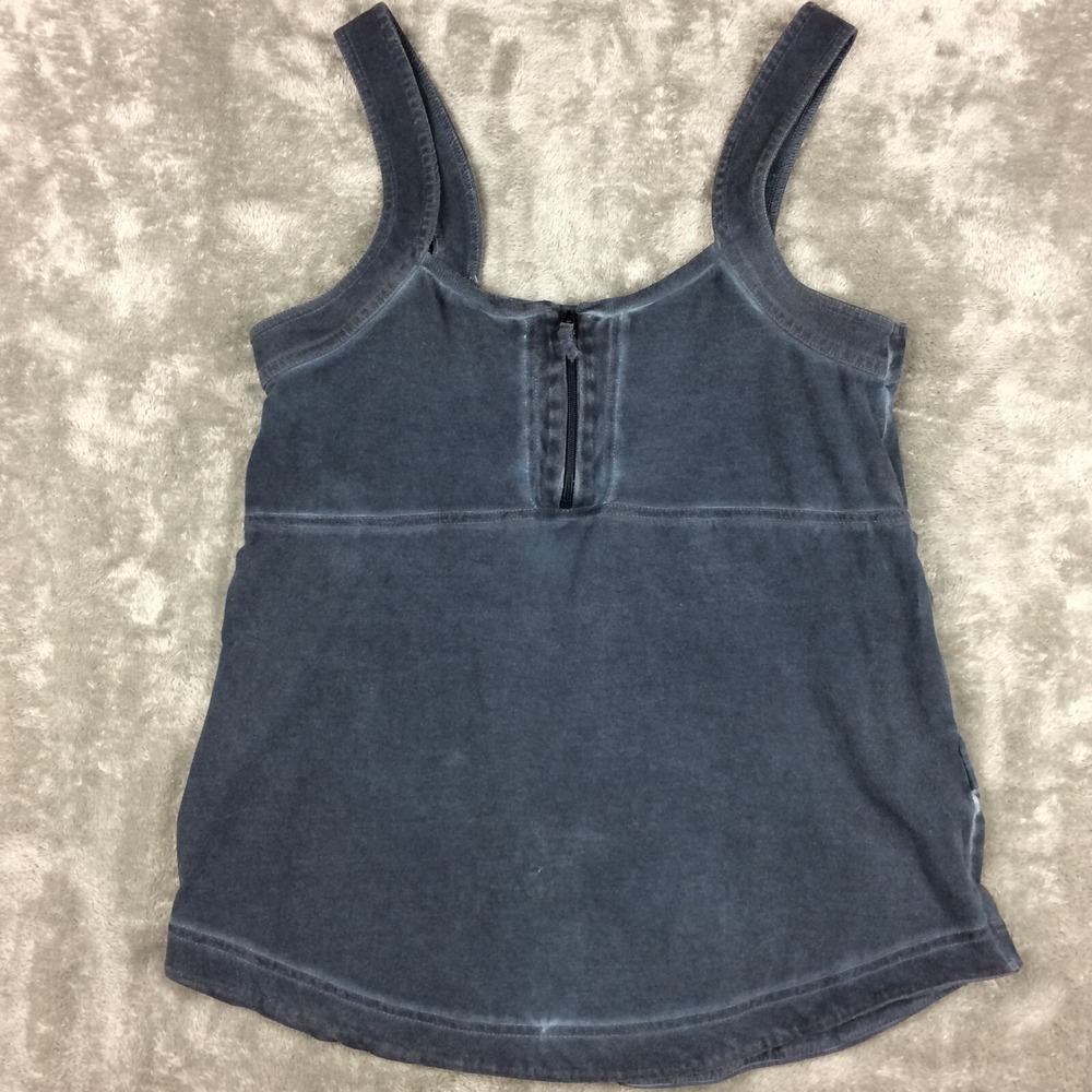 Annette Gortz Tank Top Womens Medium DYED Blue Casual Sports Workout‎ Shirt